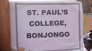 ST PAUL'SHIGHER TECHNICAL AND  COMPREHENSIVE COLLEGE BONJONGO